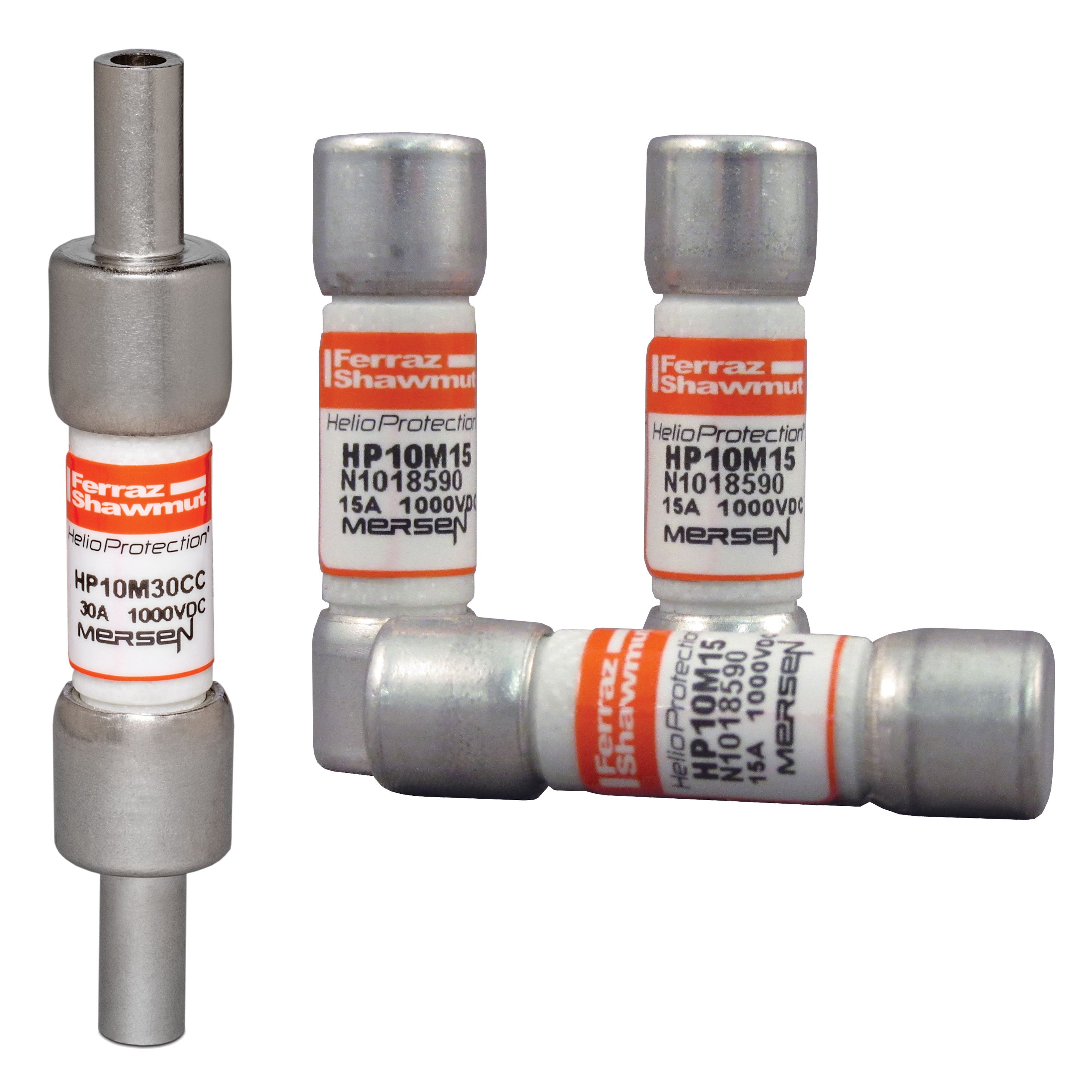 HP10M1 - HelioProtection® Fuse 1000VDC 1A gPV Ferrule Mount HP10M - Photovoltaic Series